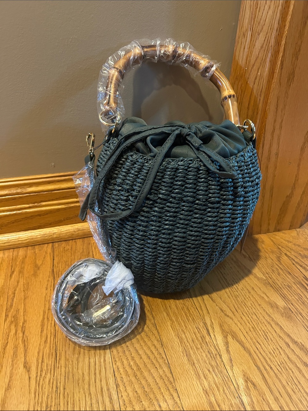 Talbots crocheted purse
